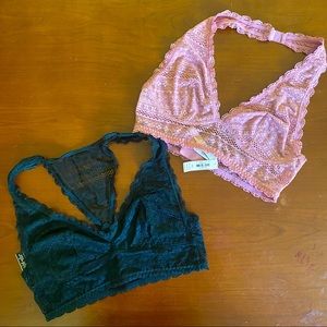 Victoria’s Secret M lacy bralettes NEW